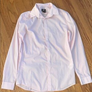 H&M Long sleeve light pink button down